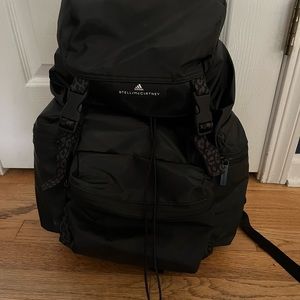 Stella McCartney for Adidas leopard backpack